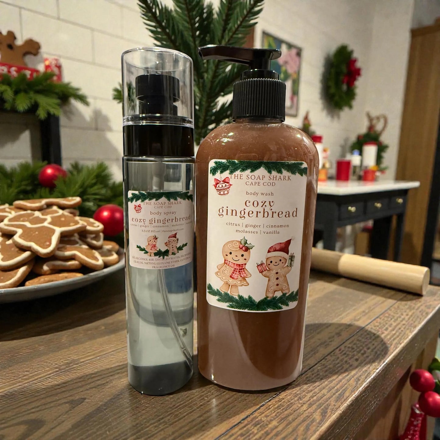 GIFT SET | COZY GINGERBREAD BODY WASH & BODY MIST