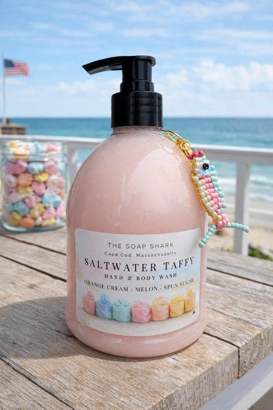 LIQUID HAND SOAP & BODY WASH | COASTAL CHARM COLLECTION | SALTWATER TAFFY