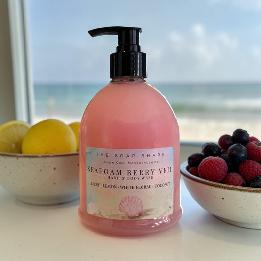 LIQUID HAND SOAP & BODY WASH | COASTAL COLLECTION | SEAFOAM BERRY VEIL