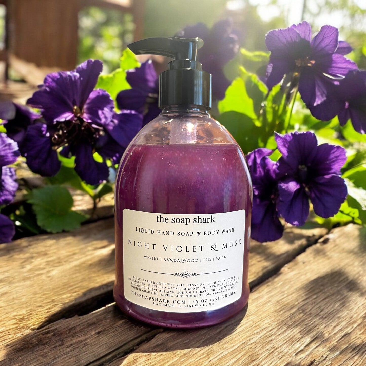 LIQUID HAND & BODY WASH | NIGHT VIOLET & MUSK