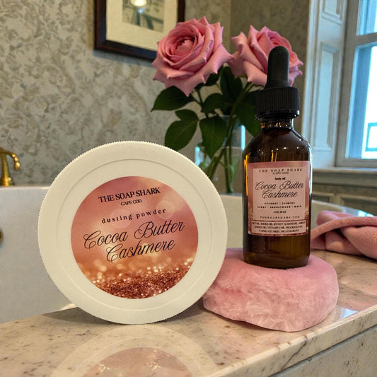 GIFT SET | COCOA BUTTER CASHMERE DUSTING POWDER & BODY OIL GIFT SET