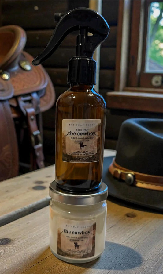 GIFT SET | THE COWBOY | ROOM SPRAY & CANDLE