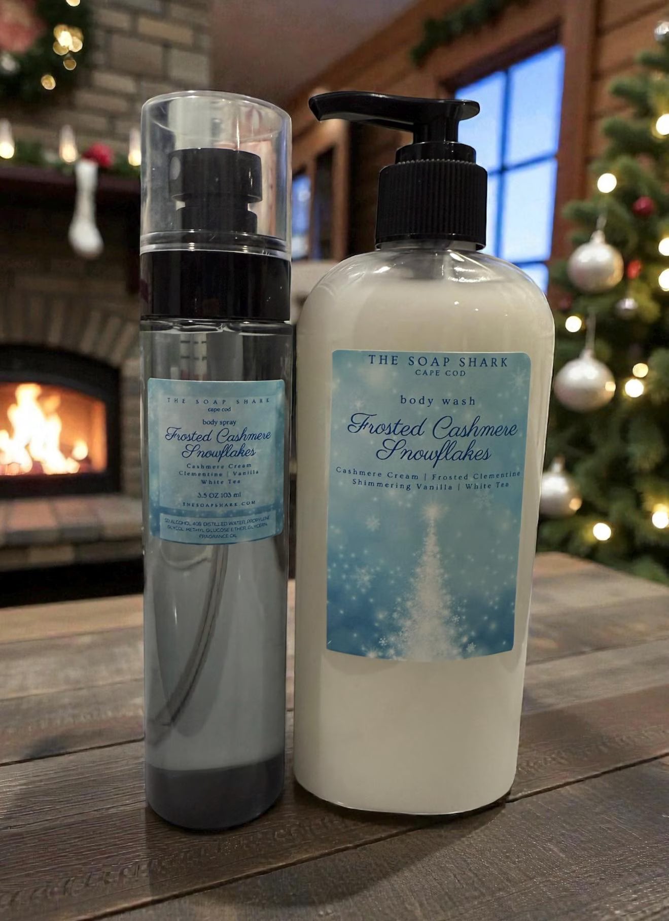 GIFT SET | FROSTED CASHMERE SNOWFLAKES BODY WASH & BODY MIST