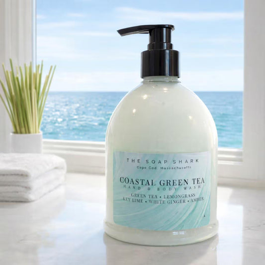 LIQUID HAND SOAP & BODY WASH | COASTAL COLLECTION | COASTAL GREEN TEA