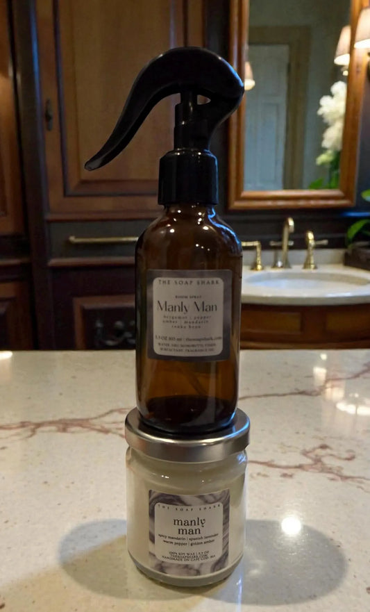GIFT SET | MANLY MAN | ROOM SPRAY & CANDLE
