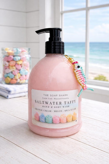 LIQUID HAND SOAP & BODY WASH | COASTAL CHARM COLLECTION | SALTWATER TAFFY