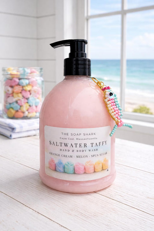 LIQUID HAND SOAP & BODY WASH | COASTAL CHARM COLLECTION | SALTWATER TAFFY