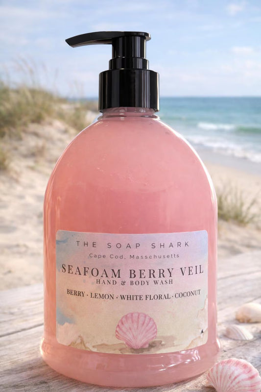 LIQUID HAND SOAP & BODY WASH | COASTAL COLLECTION | SEAFOAM BERRY VEIL