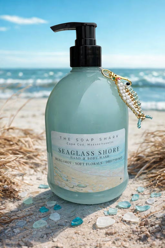 LIQUID HAND SOAP & BODY WASH | COASTAL CHARM COLLECTION | SEAGLASS SHORE