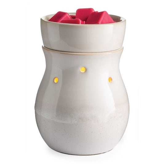 FROSTED FARMHOUSE WAX WARMER